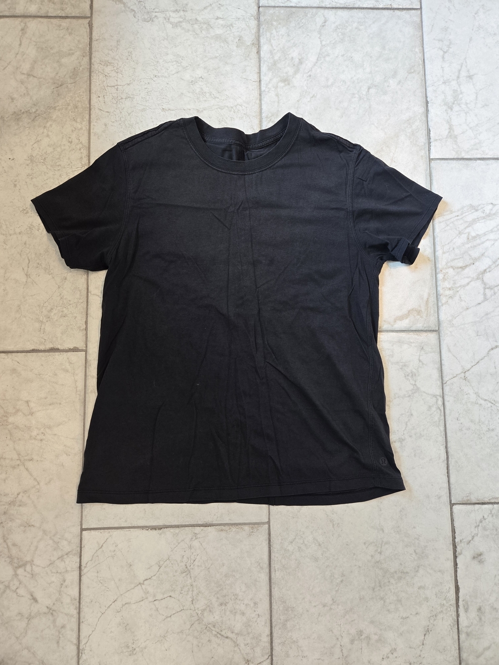 lululemon athletica All Yours Black Organic Cotton Crewneck Tee - Picture 2 of 4
